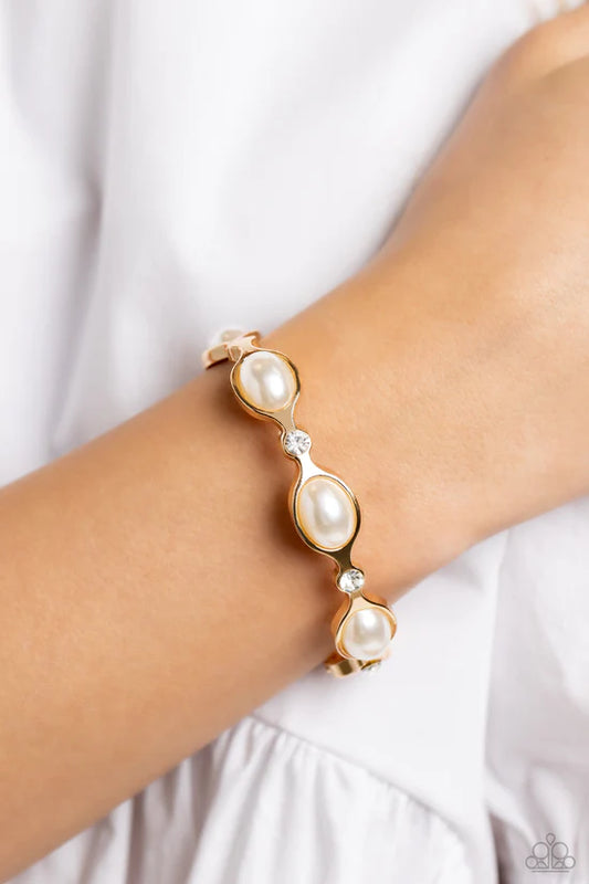 ♥ Are You Gonna Be My PEARL? - Gold ♥ Bracelet