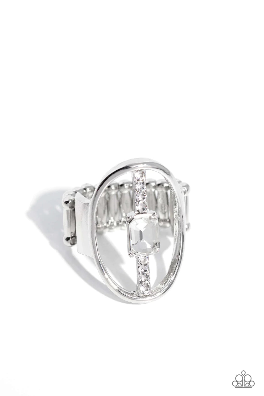 Middle of the Road - White ♥ Ring