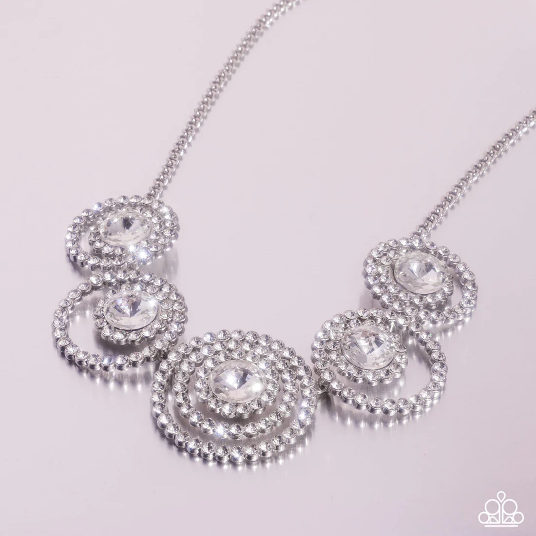 Dramatic Darling - White ♥ Necklace