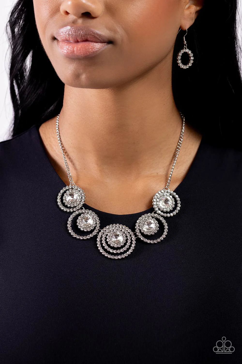 Dramatic Darling - White ♥ Necklace