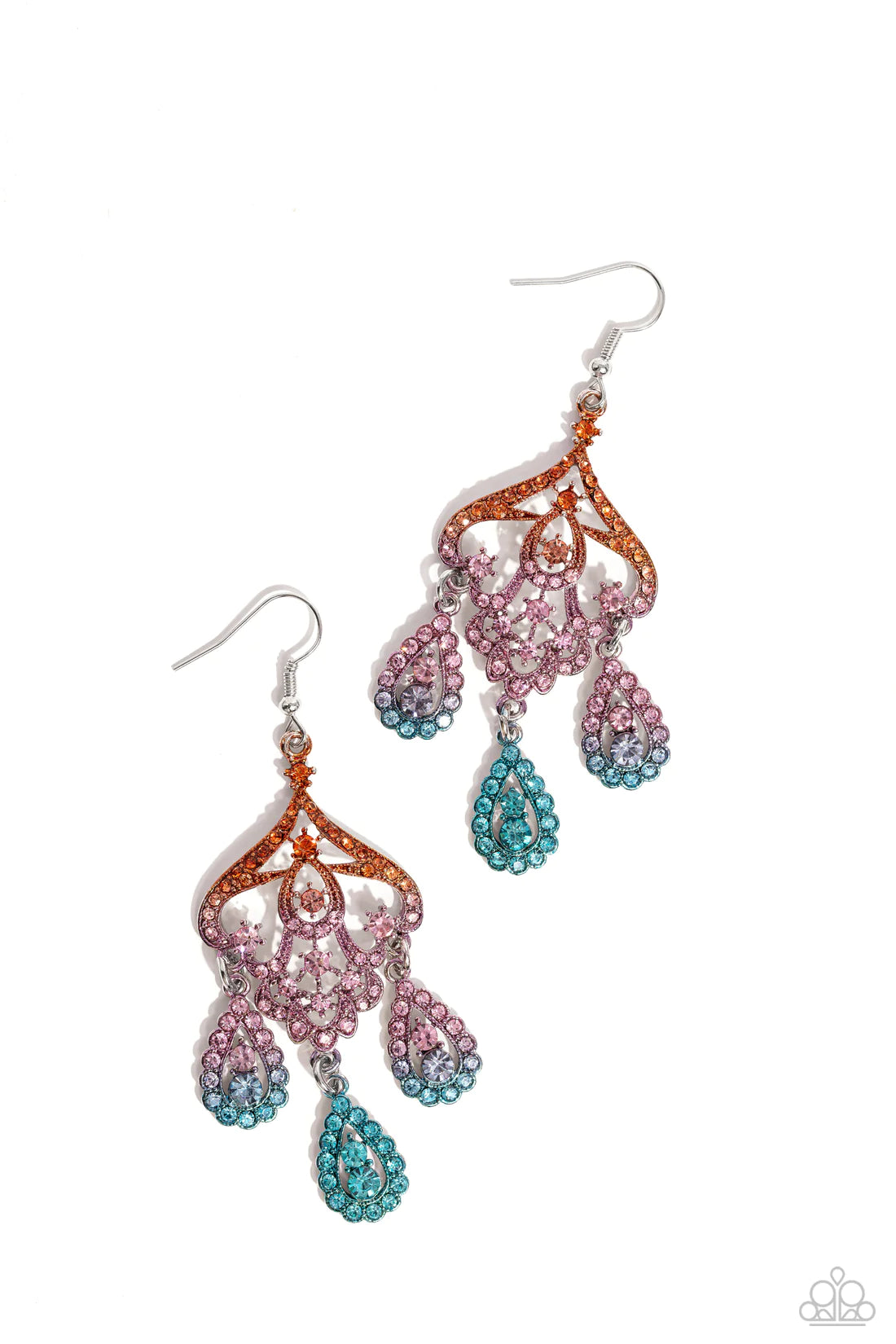 Chandelier Command - Multi ♥ Earrings