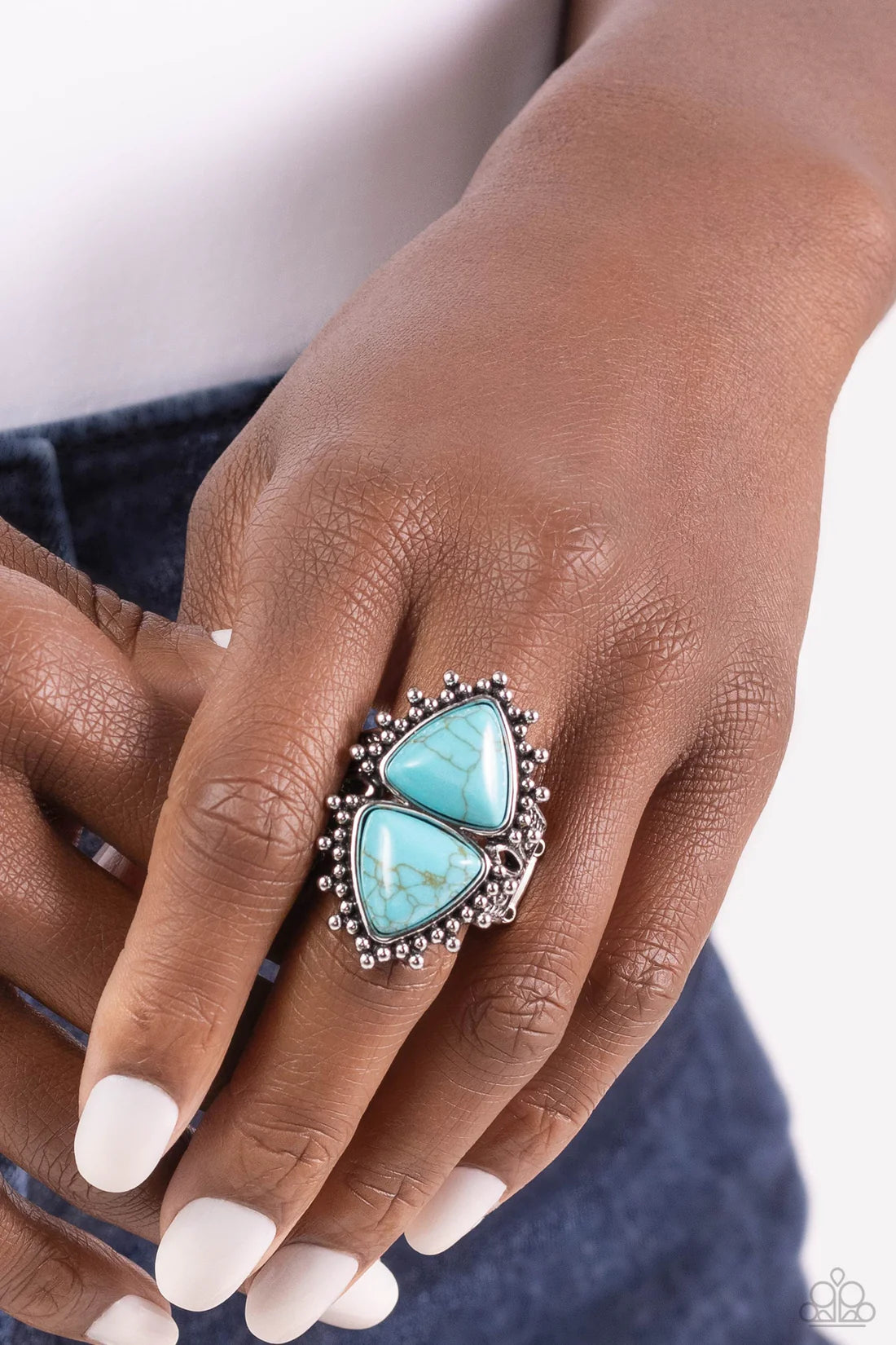 Indigenously Inverted - Blue ♥ Ring