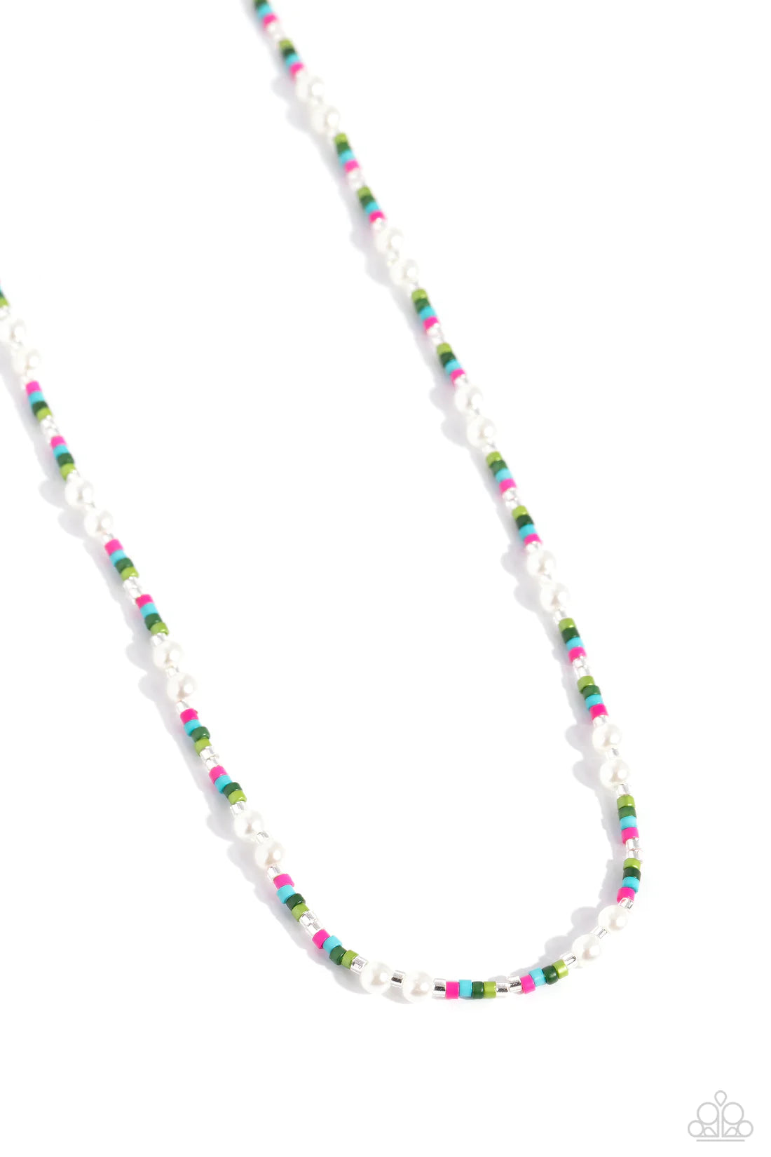 Colorblock Charm - Green ♥ Necklace