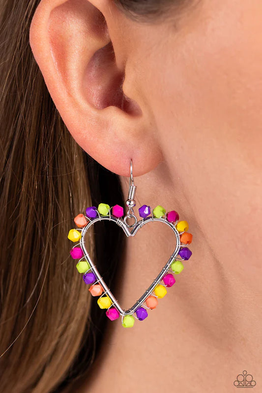 Fun-Loving Fashion - Multi ♥ Earrings