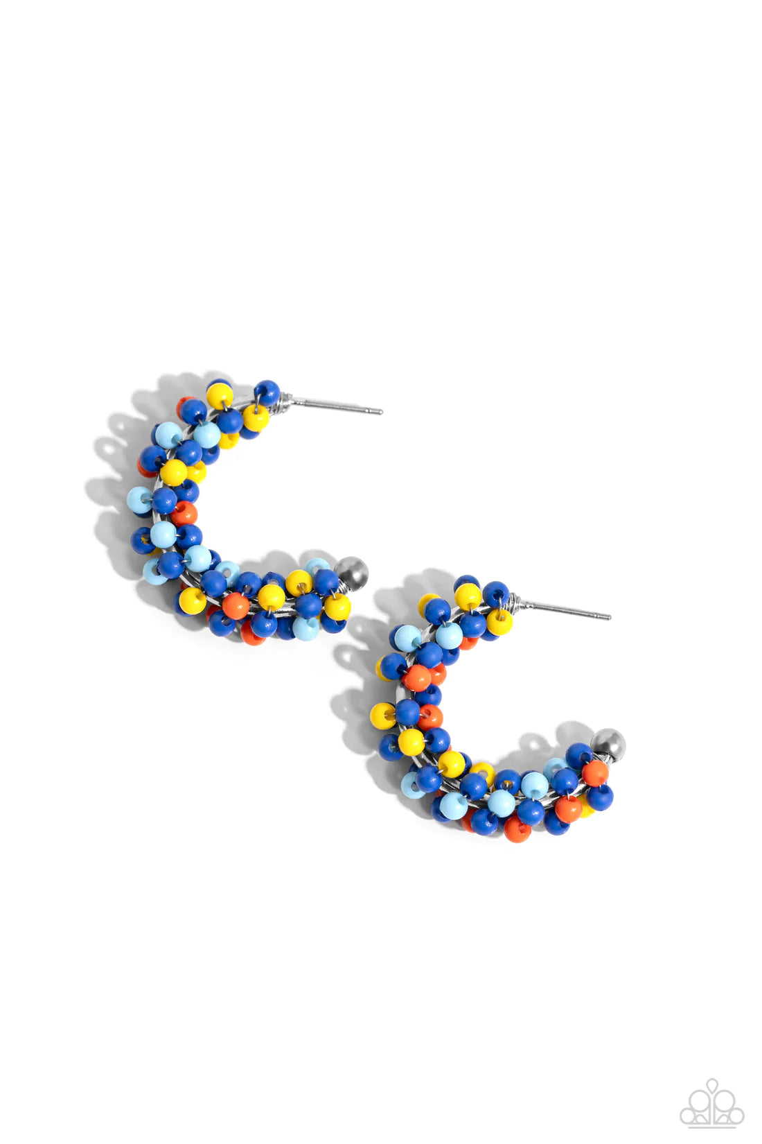 ♥ Balloon Backdrop - Blue ♥ Earrings
