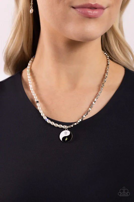 ♥ Youthful Yin and Yang - Black ♥ Necklace