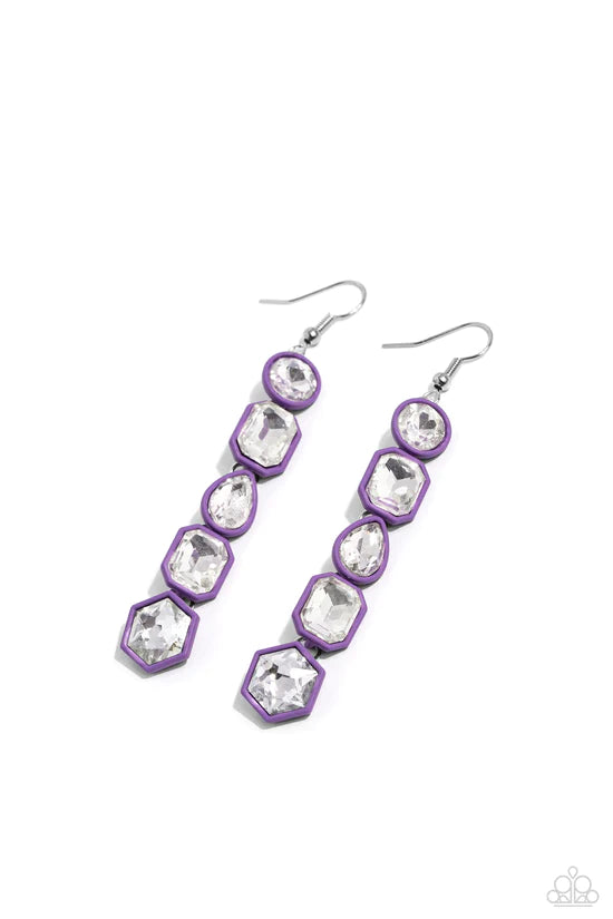 Developing Dignity - Purple ♥ Earrings