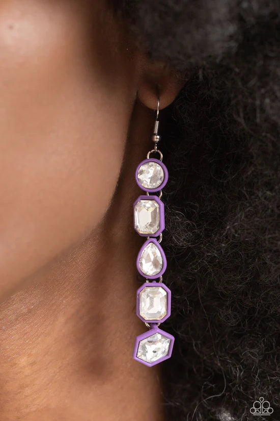 Developing Dignity - Purple ♥ Earrings
