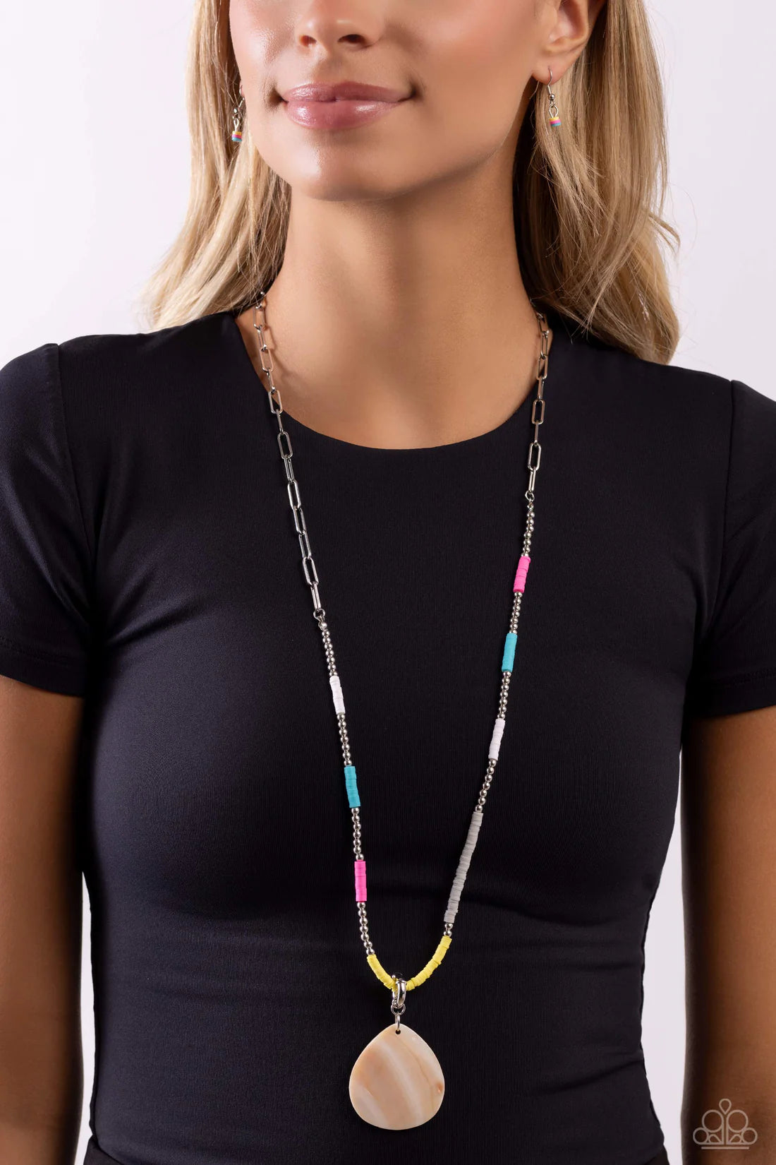 SHELL Me A Story - Multi ♥ Necklace – Sparkle and Shine with Kris