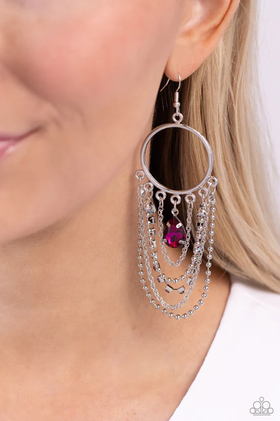 Cascading Clash - Multi ♥ Earrings