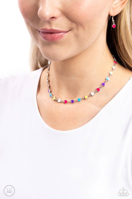 Dancing Dalliance - Multi ♥ Necklace