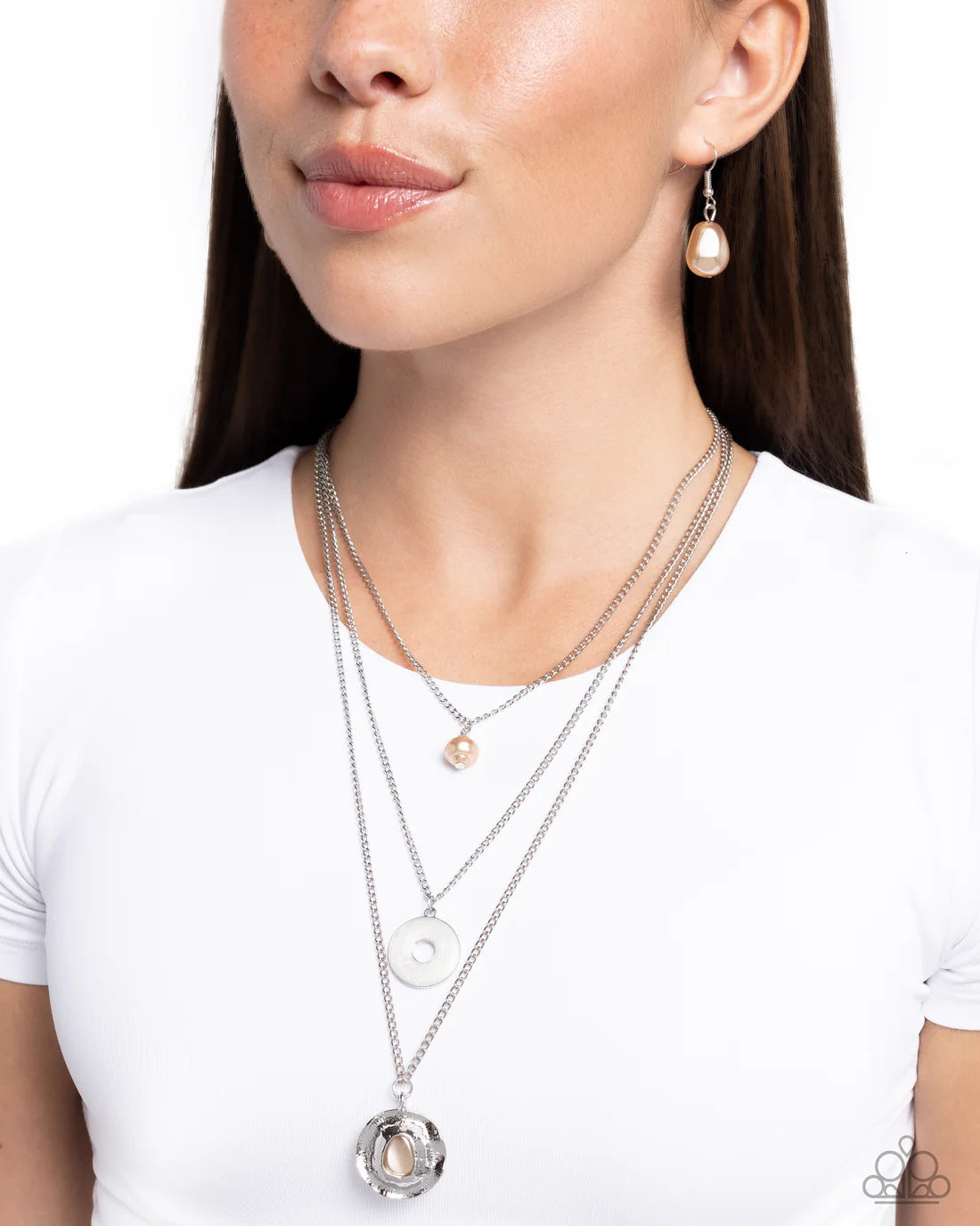 Refined Reaction - Brown ♥ Necklace