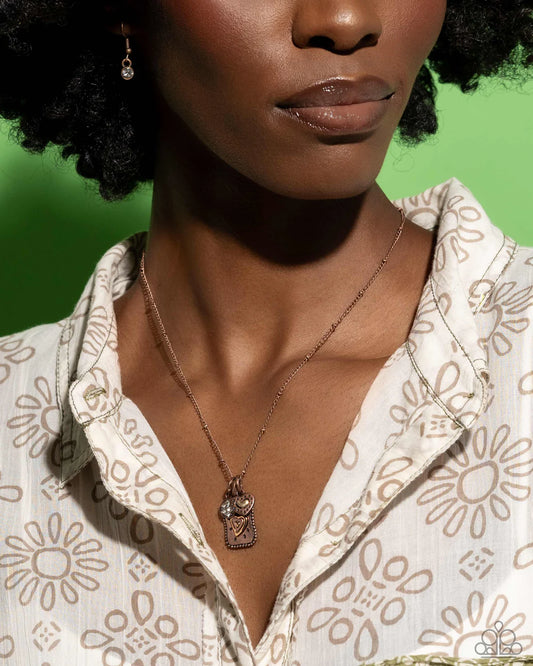 Antiqued Admiration - Copper ♥ Necklace