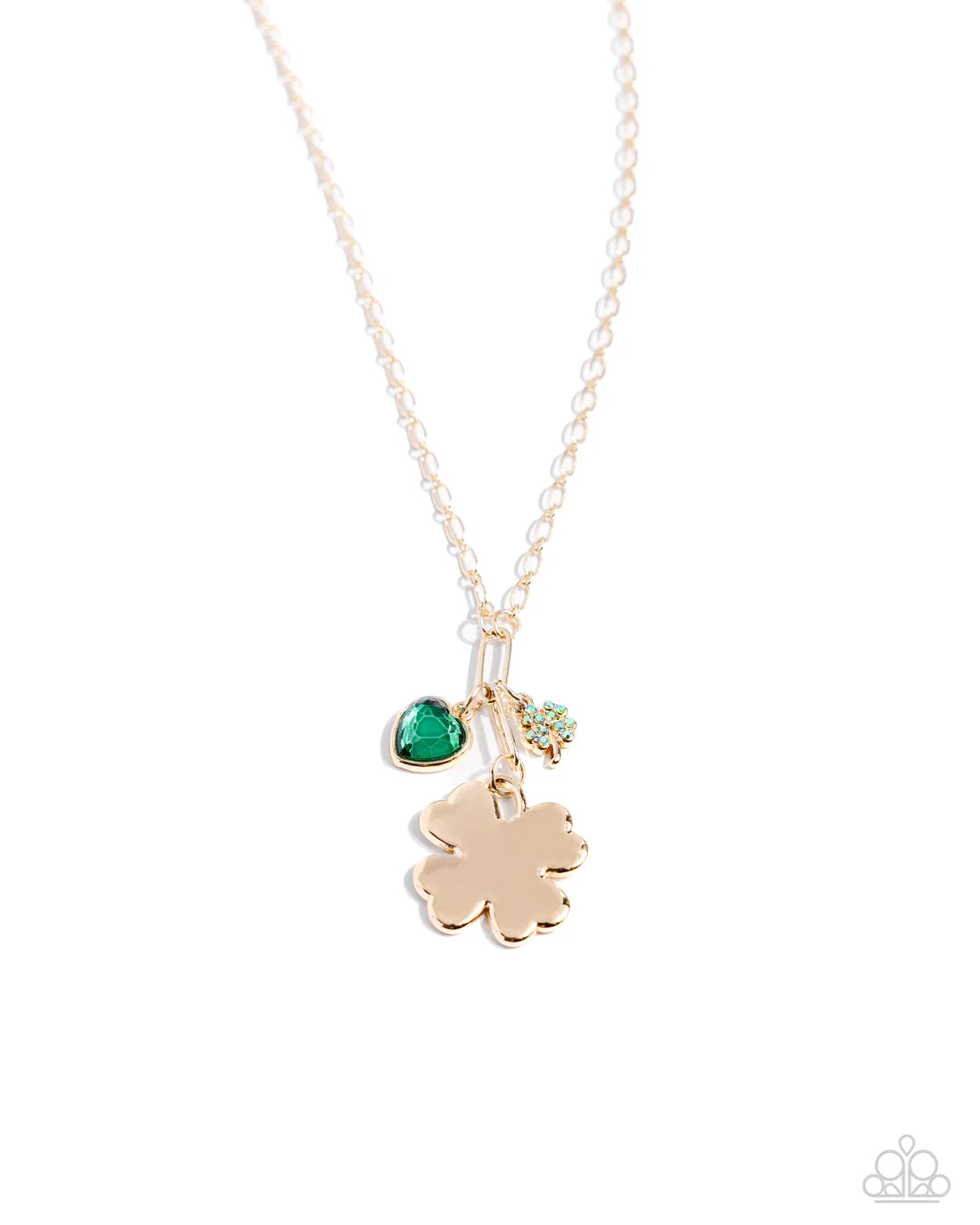 Luck of the Draw - Green ♥ Necklace