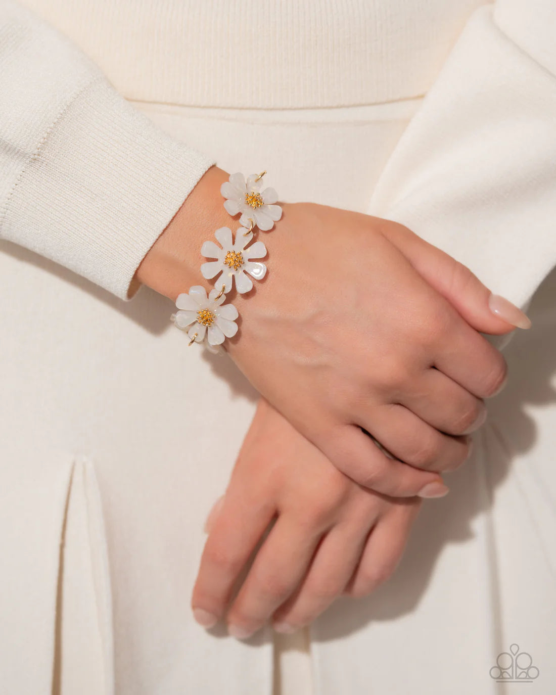 Poppin Pastel - White ♥ Bracelet