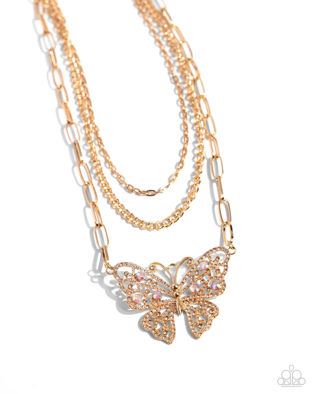 Winged Wonder - Gold ♥ Necklace