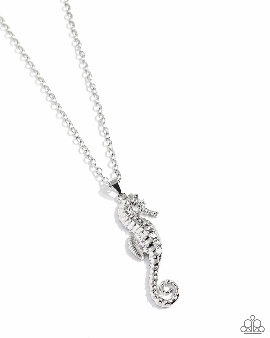 Sparkling Seahorse - Silver ♥ Necklace