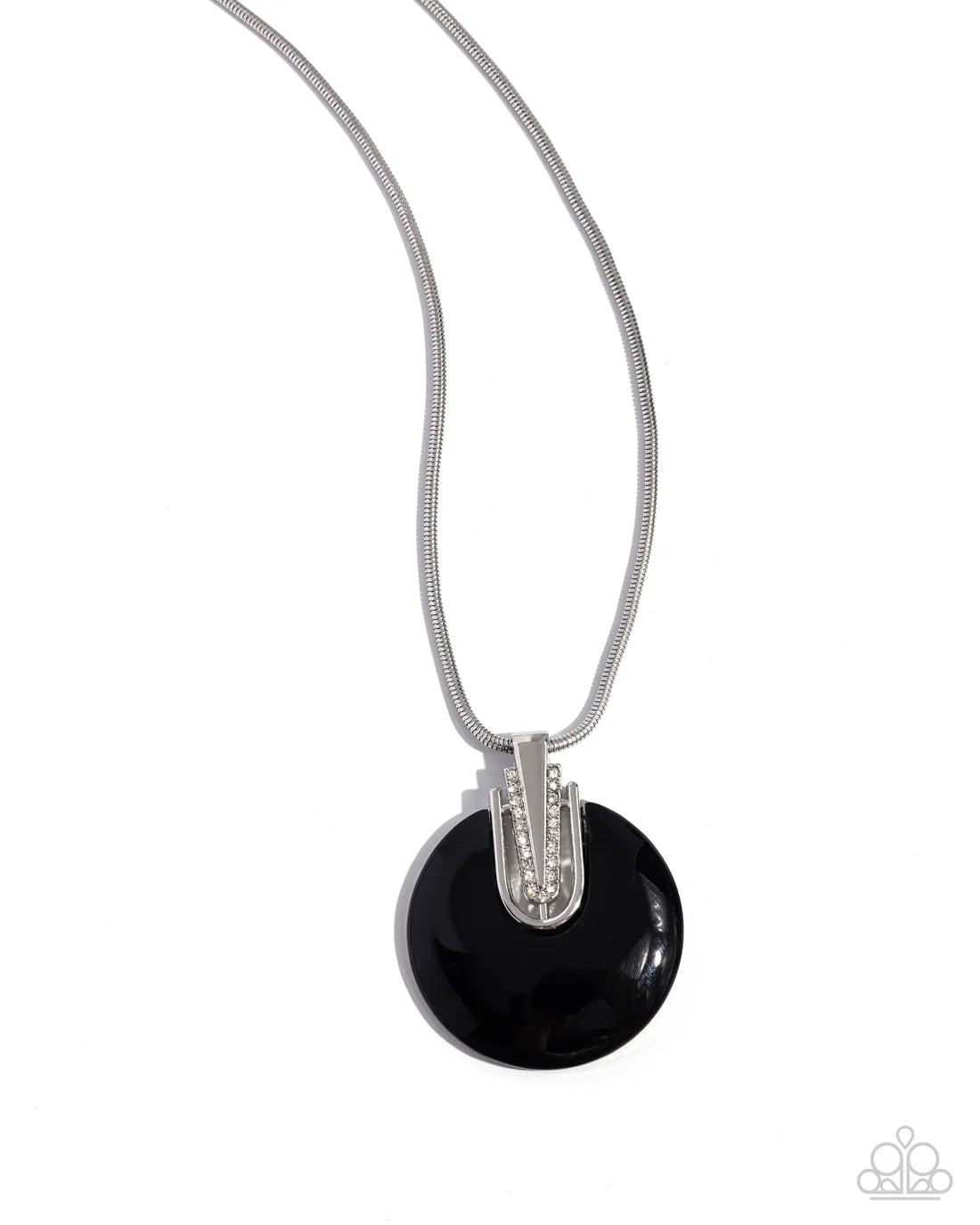 Cutting Charm - Black ♥ Necklace