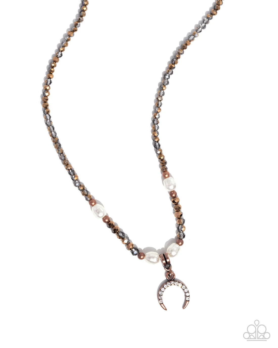 Trendy Trenchant - Copper ♥ Necklace