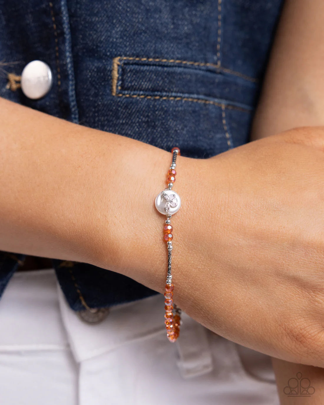Aerial Actress - Orange ♥ Bracelet