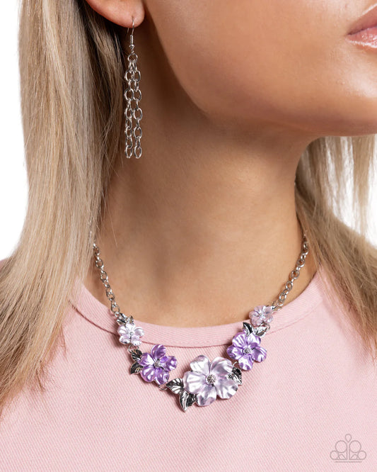 Bouquet Brilliance - Purple ♥ Necklace