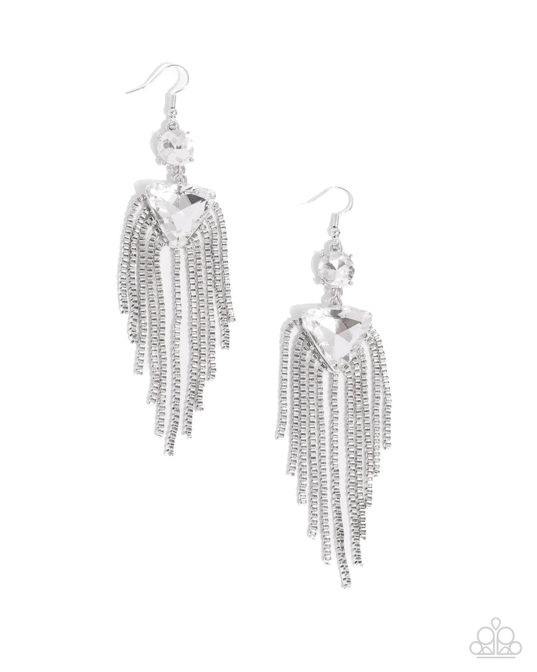 Maven Musings - White ♥ Earrings