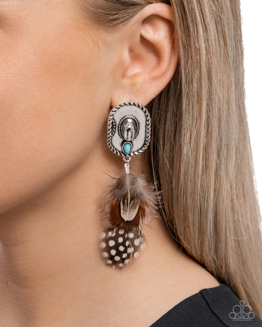 Feathered Fairy Tale ♥ Post Earrings