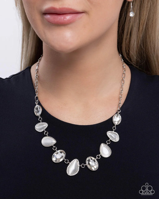 Royal Ready - White ♥ Necklace