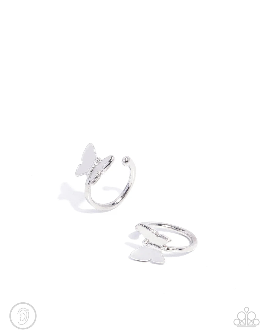 Aerial Attitude - Silver ♥ Post Earrings