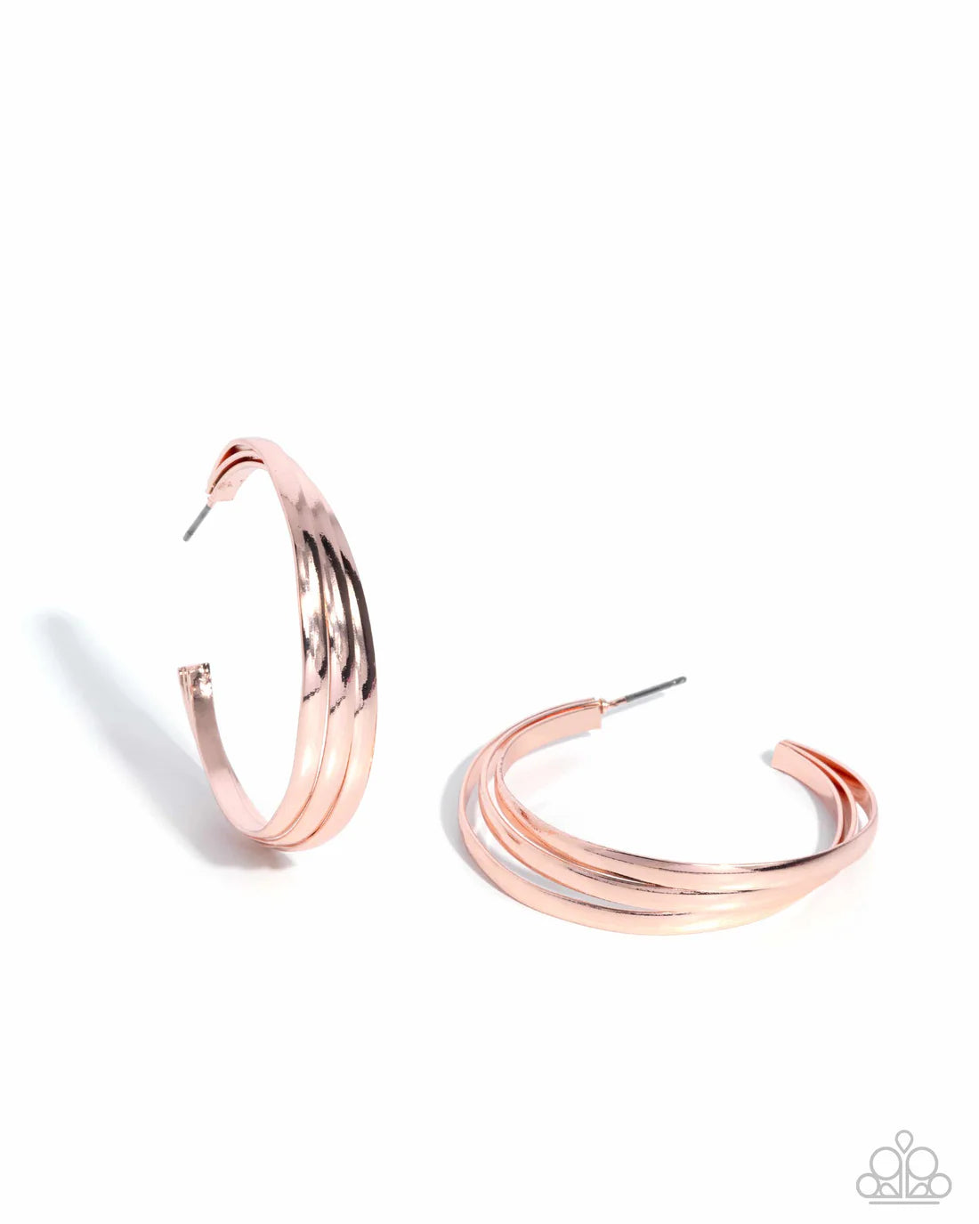 Layover Leader - Gold ♥ Earrings