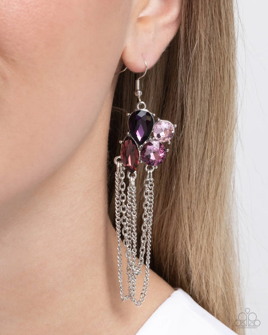 Decadent Distance - Purple ♥ Earrings