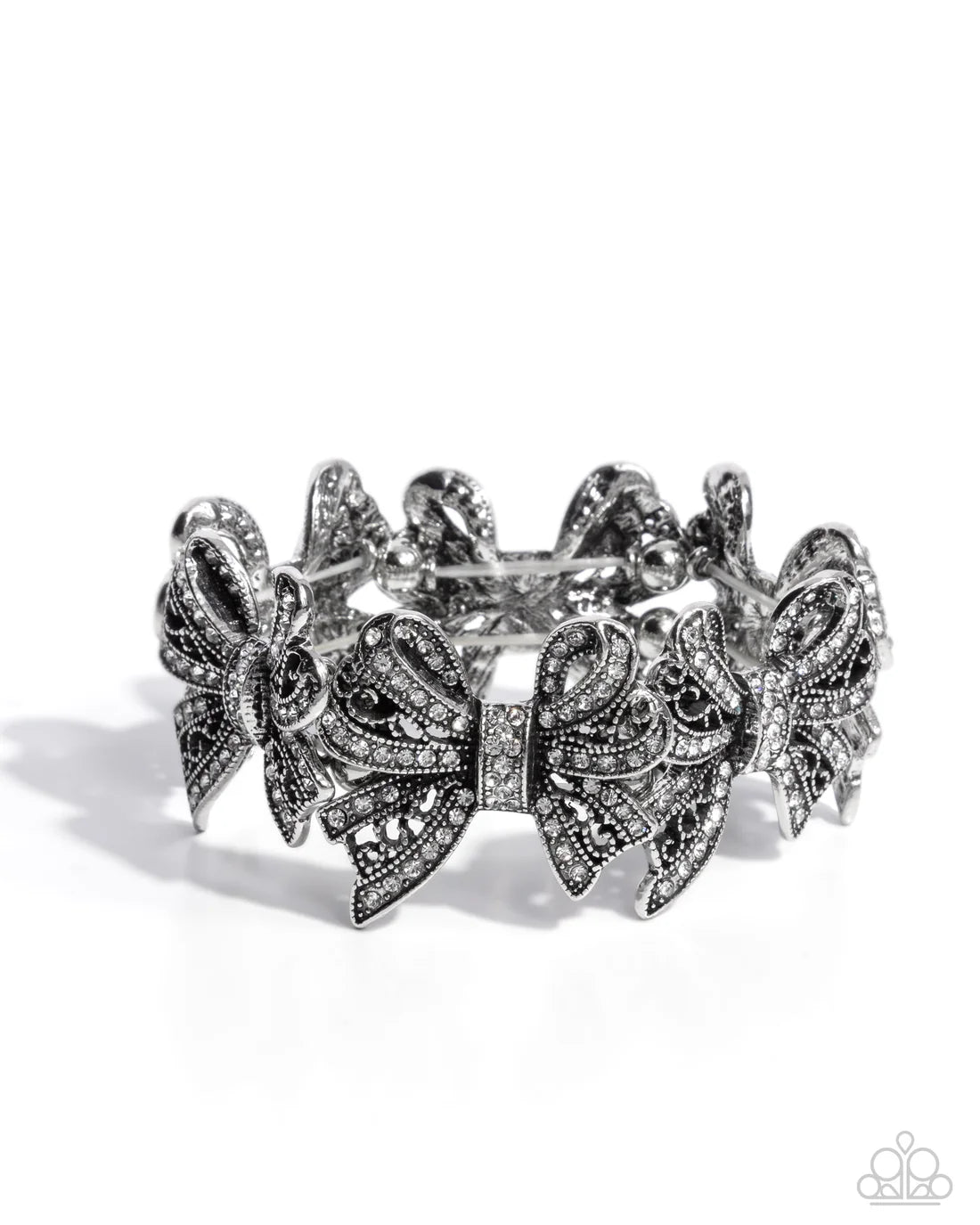 French Flourish - White ♥ Bracelet