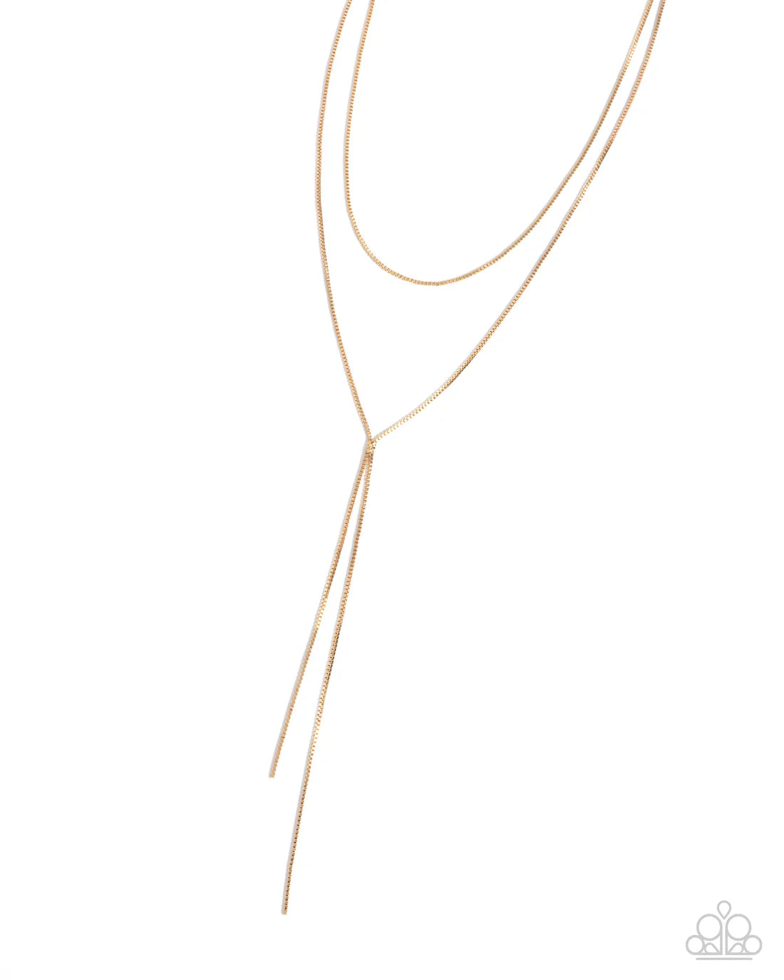 Dutiful Dance - Gold ♥ Necklace