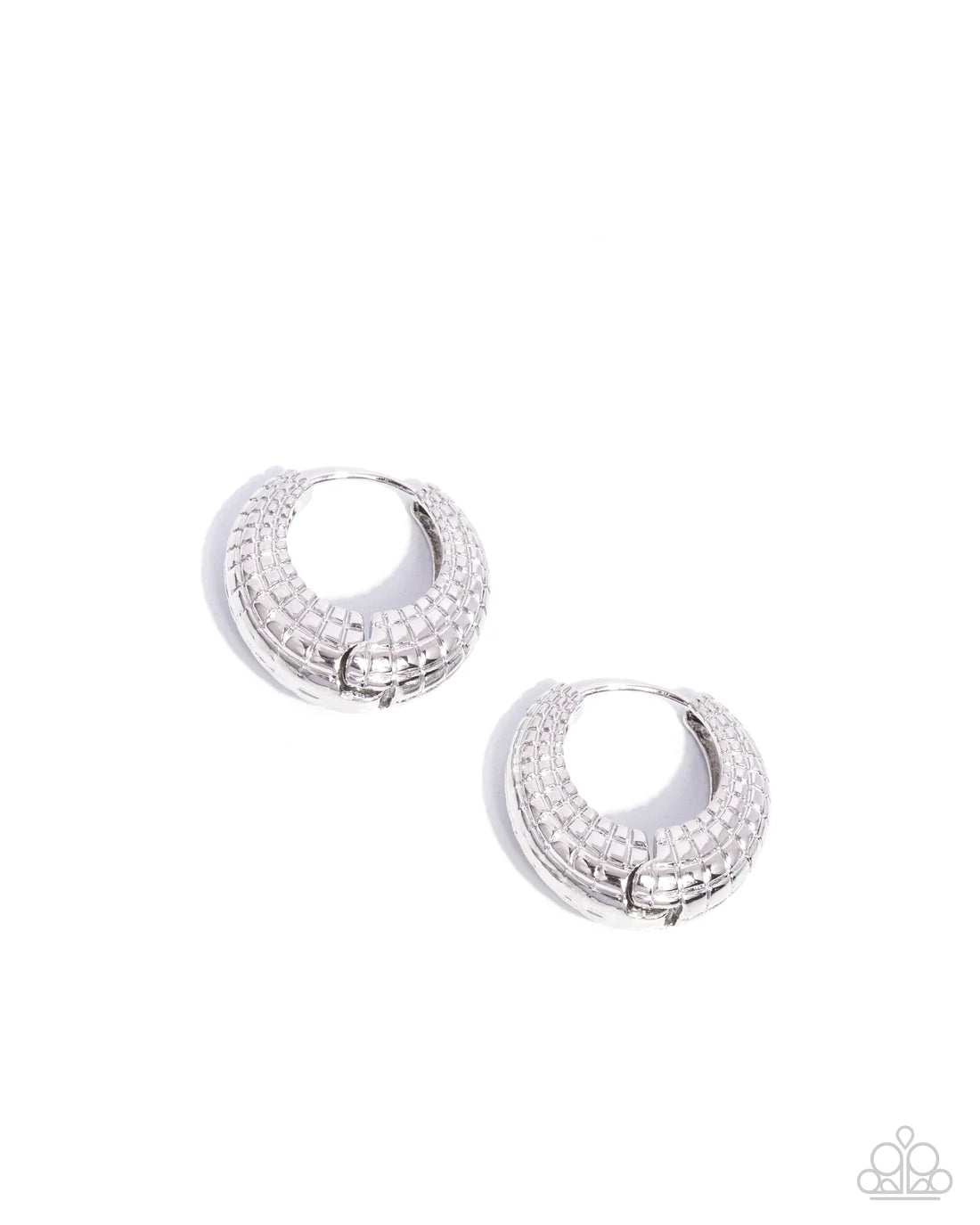 Pattern Permanence - Silver ♥ Earrings