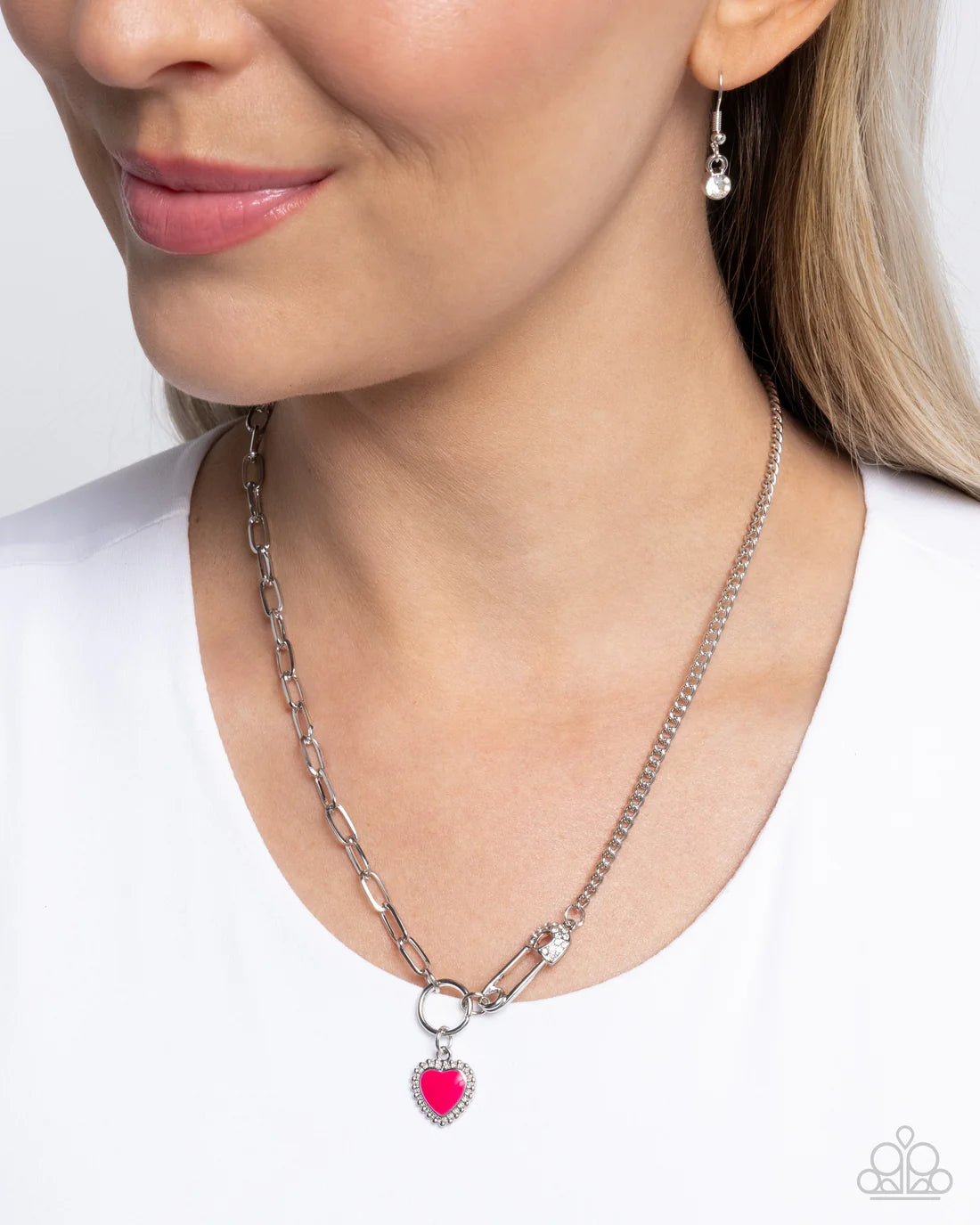 Valuable Valor - Pink ♥ Necklace