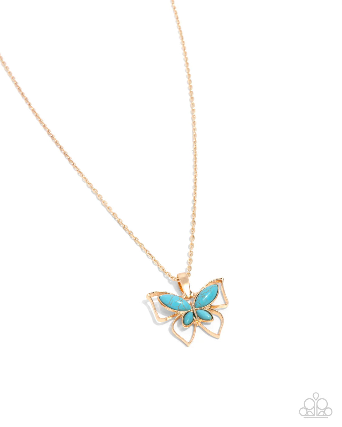 Papillon Persuasion - Gold ♥ Necklace