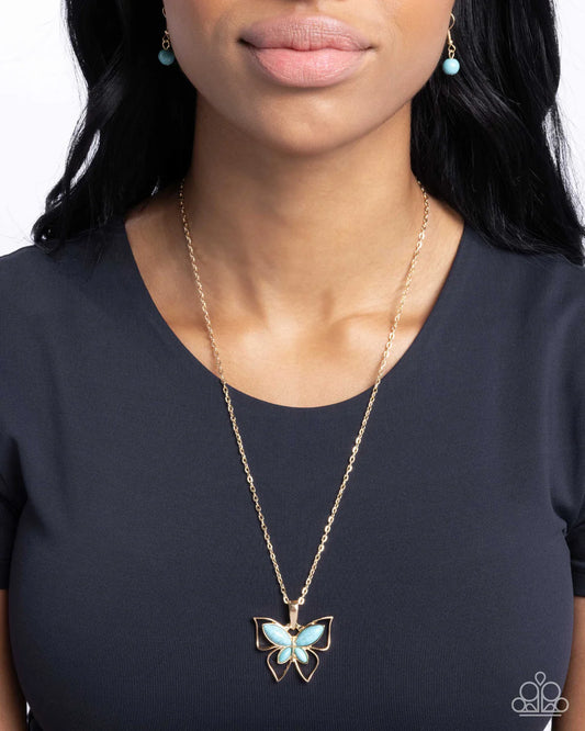 Papillon Persuasion - Gold ♥ Necklace