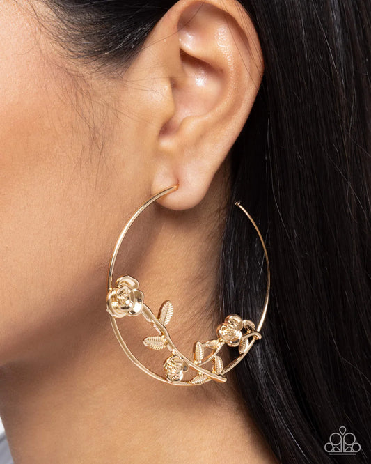Blooming Benefit - Gold ♥ Earrings