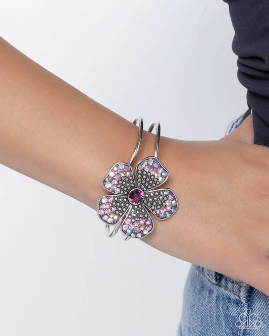 Bedazzled Bloom - Purple ♥ Bracelet