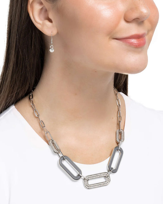 Painted Paladin - Silver ♥ Necklace