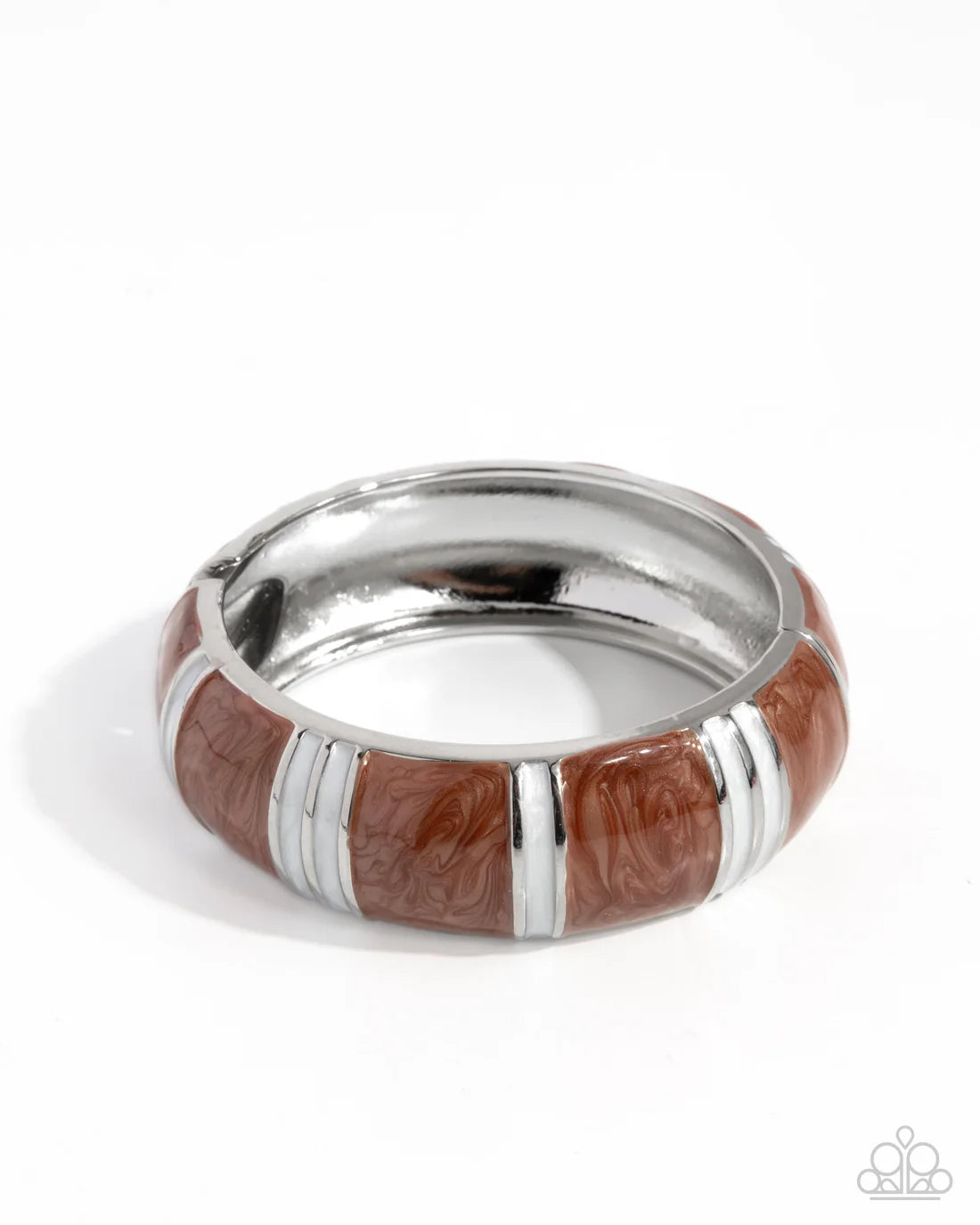 Paparazzi ♥ Pearly Persistence - Brown ♥ Bracelet