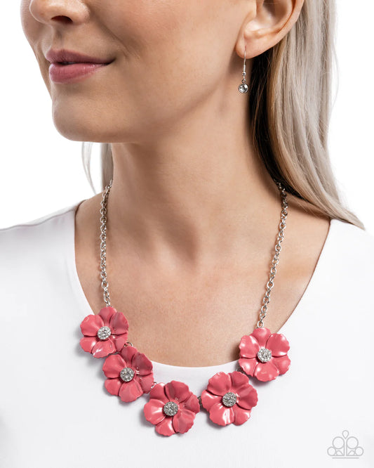 Floral Favor - Pink ♥ Necklace