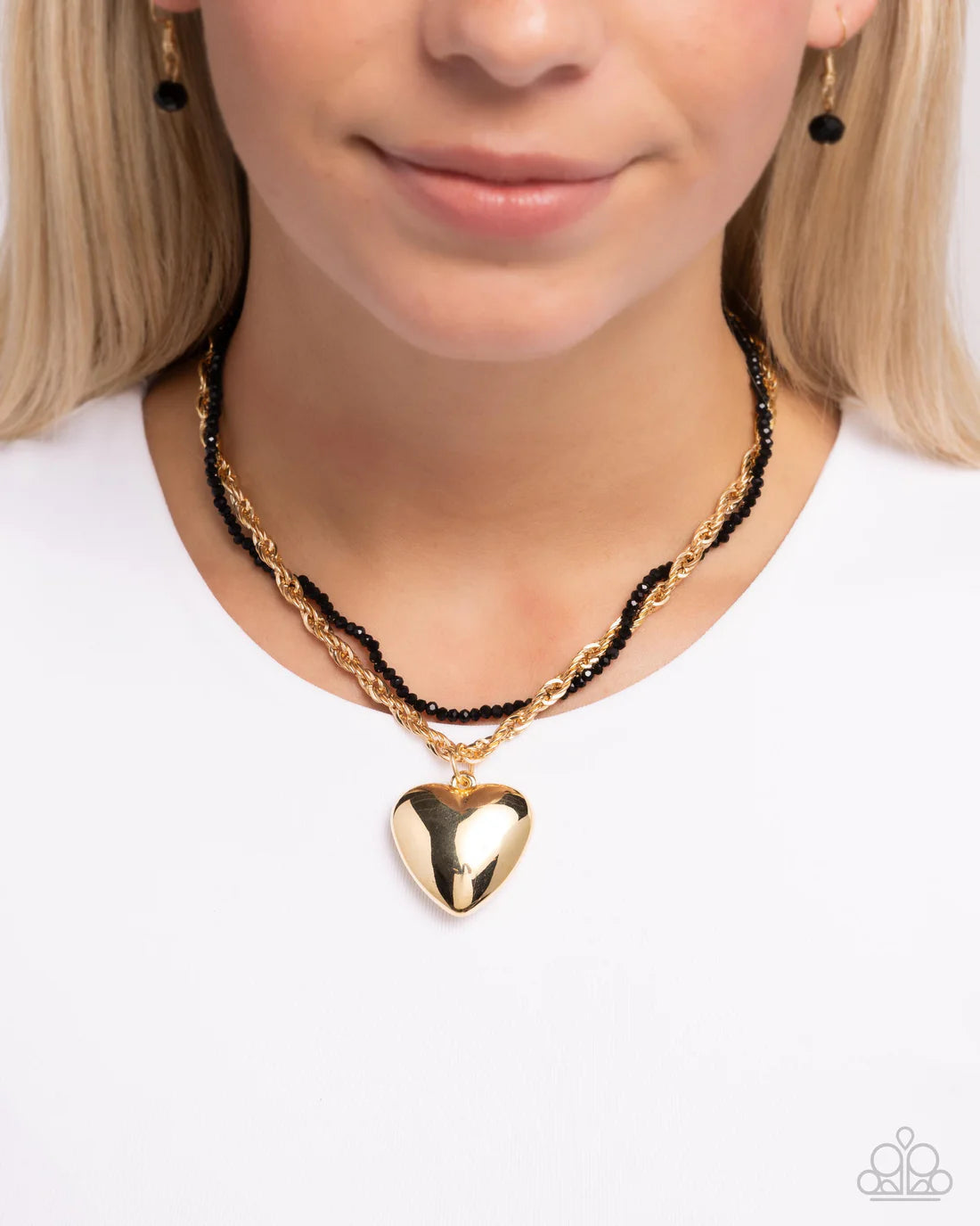 Paparazzi ♥ Falling Slowly - Gold ♥ Necklace