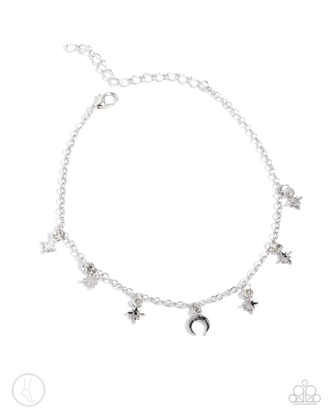 Stargazing Night - Silver ♥ Anklet