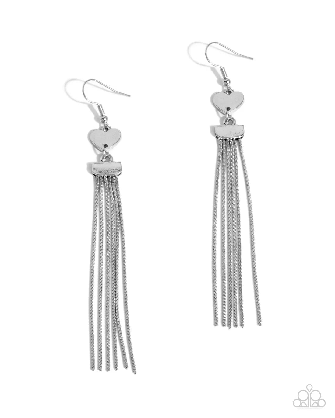 Smitten Sequence - Silver ♥ Earrings