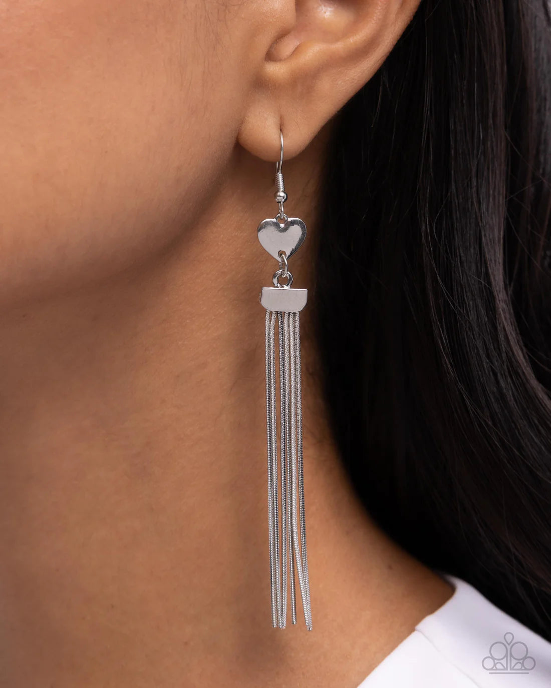 Smitten Sequence - Silver ♥ Earrings