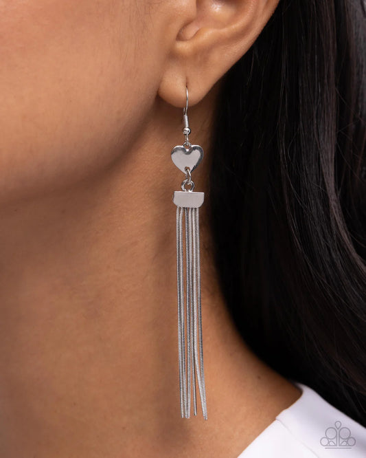 Smitten Sequence - Silver ♥ Earrings