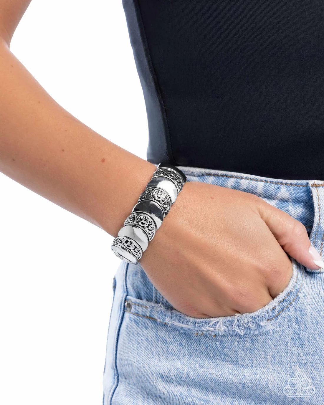 Filigree Flair - Silver ♥ Bracelet