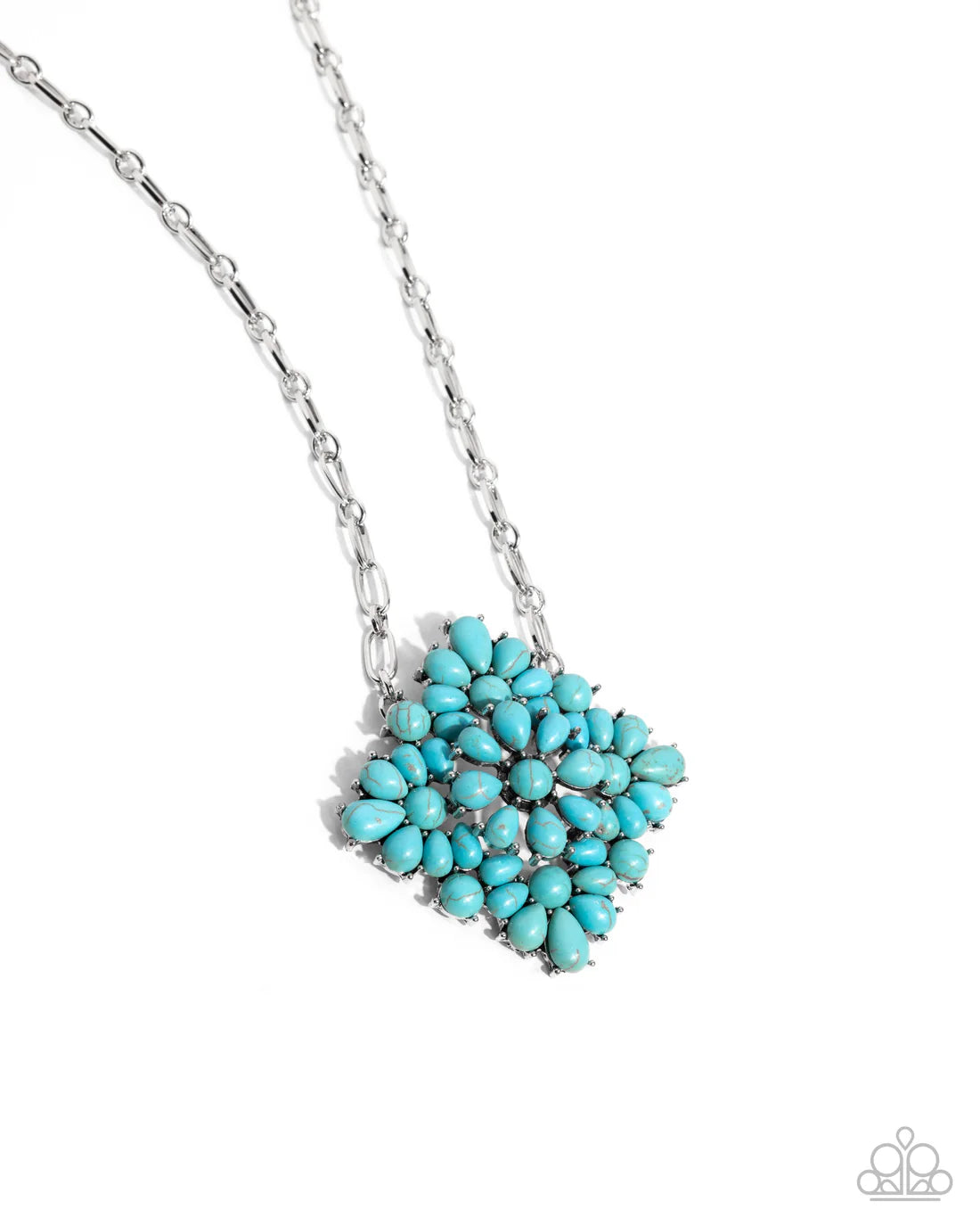 Stony Strength - Blue ♥ Necklace