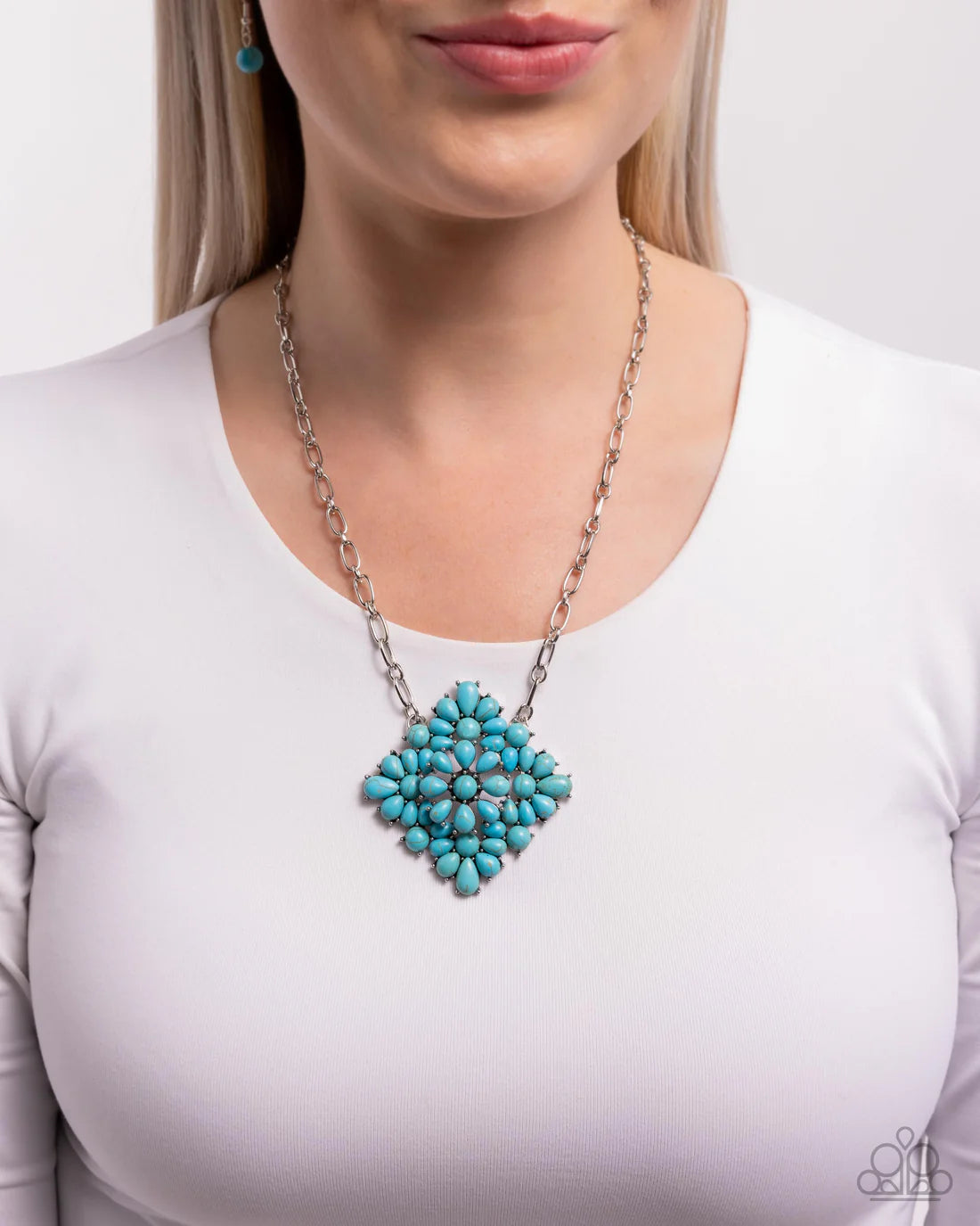 Stony Strength - Blue ♥ Necklace